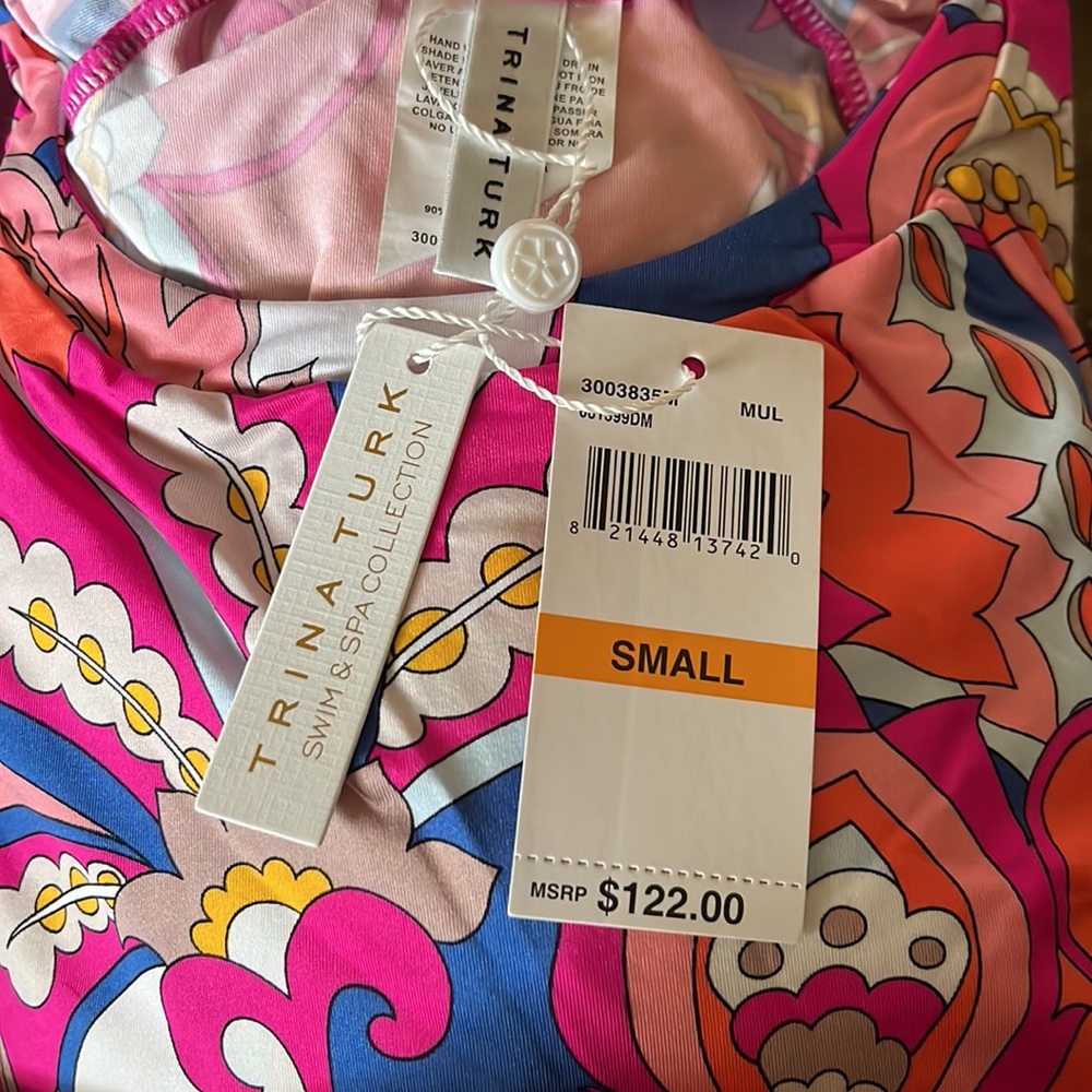 Trina Turk Sevilla Swim Shirt Long Sleeve  NWT - Picture 13 of 14